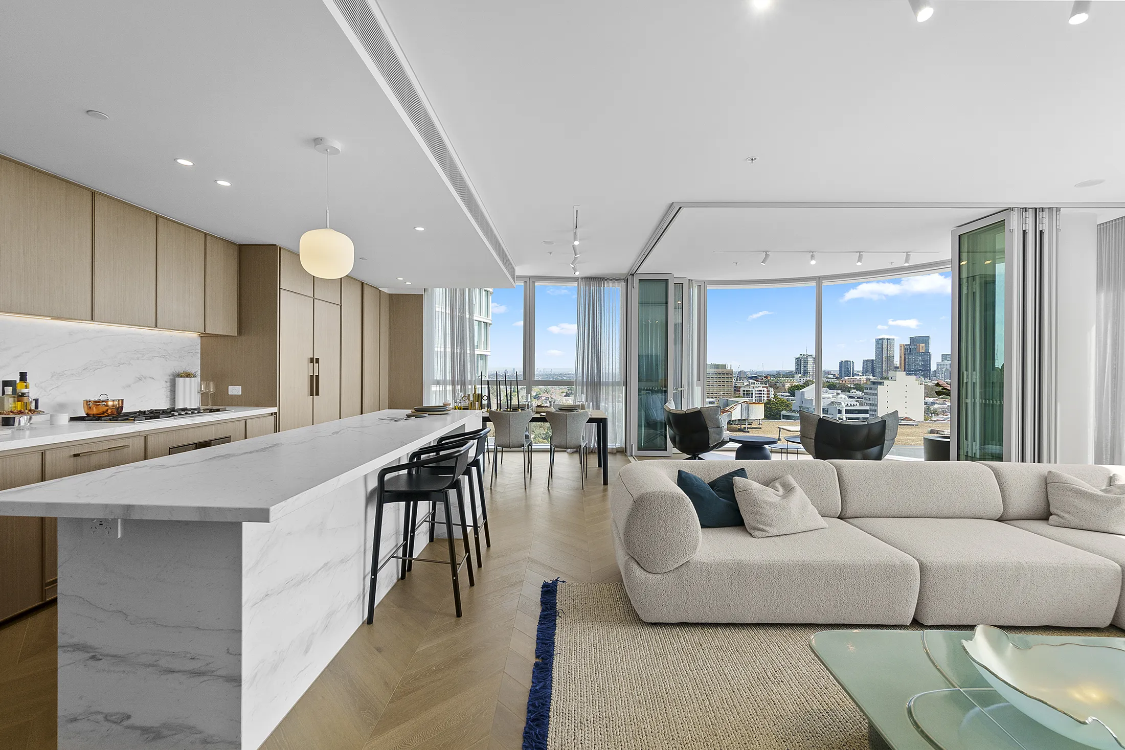 AURA 3 Bedroom Kitchen, Living, Dining
